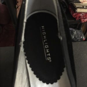Highlights Shoes - Black velvet heels Highlights Shoes - Black velvet heels